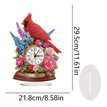 Load image into Gallery viewer, Acrylic Special Shaped Animal 5D Diamond Painting Clock Art Craft for Home Decor
