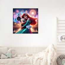 Load image into Gallery viewer, Diamond Painting - Full Round - mickey and princess (30*30CM)
