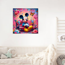 Load image into Gallery viewer, Diamond Painting - Full Round - Mickey and flower chair (30*30CM)
