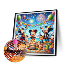 Load image into Gallery viewer, Diamond Painting - Full Round - mickey birthday party (30*30CM)

