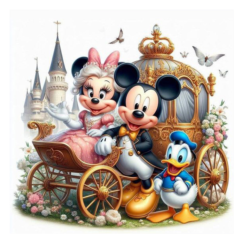 Diamond Painting - Full Round - Mickey's Castle Float (30*30CM)