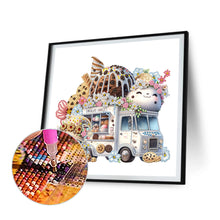 Load image into Gallery viewer, Diamond Painting - Partial Special Shaped - Goblin and Cookie Ice Cream Truck (30*30CM)
