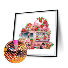 Load image into Gallery viewer, Diamond Painting - Partial Special Shaped - Goblin and Strawberry Ice Cream Truck (30*30CM)
