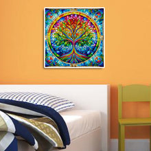 Load image into Gallery viewer, Diamond Painting - Full Round - colorful tree of life (30*30CM)
