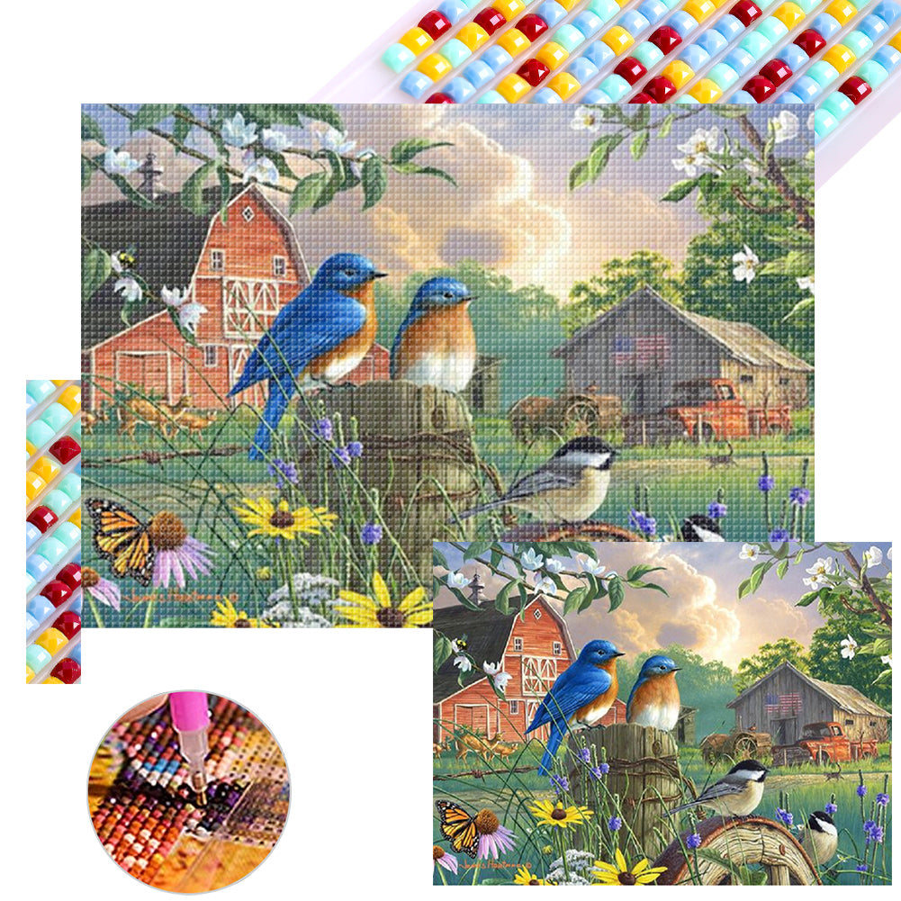 Diamond Painting - Full Square - bird (60*45CM)