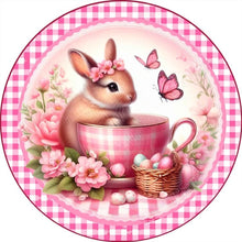 Load image into Gallery viewer, Diamond Painting - Full Round - round bunny (30*30CM)
