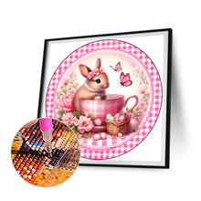 Load image into Gallery viewer, Diamond Painting - Full Round - round bunny (30*30CM)
