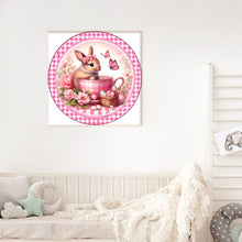 Load image into Gallery viewer, Diamond Painting - Full Round - round bunny (30*30CM)
