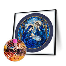 Load image into Gallery viewer, Diamond Painting - Full Round - round card christmas time (30*30CM)
