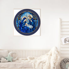 Load image into Gallery viewer, Diamond Painting - Full Round - round card christmas time (30*30CM)
