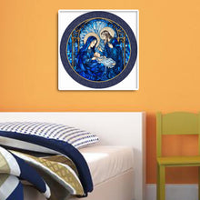 Load image into Gallery viewer, Diamond Painting - Full Round - round card christmas time (30*30CM)
