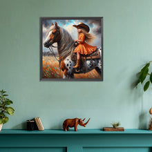 Load image into Gallery viewer, Diamond Painting - Full Round - cowgirl (30*30CM)
