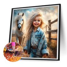 Load image into Gallery viewer, Diamond Painting - Full Round - cowgirl (30*30CM)
