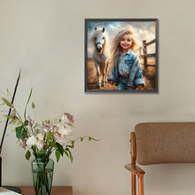 Load image into Gallery viewer, Diamond Painting - Full Round - cowgirl (30*30CM)
