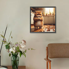 Load image into Gallery viewer, Diamond Painting - Full Round - funny cat (30*30CM)
