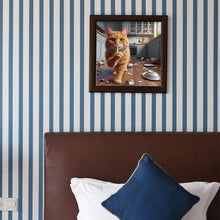 Load image into Gallery viewer, Diamond Painting - Full Round - funny cat (40*40CM)
