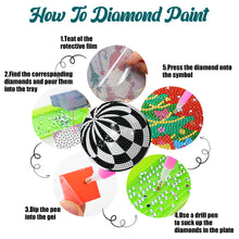 Load image into Gallery viewer, 8Pcs Stereotyping Art Diamond Painting Coasters with Holder Animal for Party
