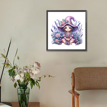 Load image into Gallery viewer, Diamond Painting - Full Round - lavender girl (30*30CM)
