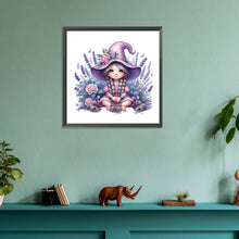 Load image into Gallery viewer, Diamond Painting - Full Round - lavender girl (30*30CM)
