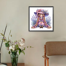 Load image into Gallery viewer, Diamond Painting - Full Round - lavender girl (30*30CM)
