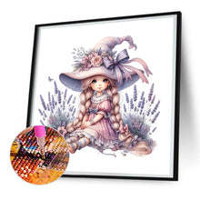 Load image into Gallery viewer, Diamond Painting - Full Round - lavender girl (30*30CM)
