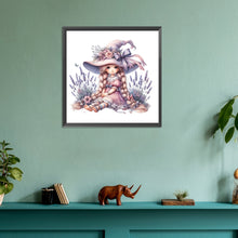 Load image into Gallery viewer, Diamond Painting - Full Round - lavender girl (30*30CM)
