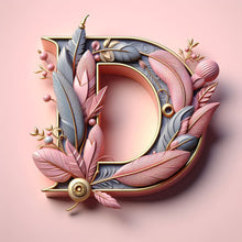 Load image into Gallery viewer, Diamond Painting - Full Round - feather letters (40*40CM)
