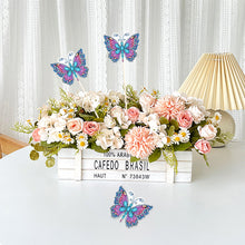 Load image into Gallery viewer, Special Shape Butterfly Garden Stake Diamond Art Craft Kits for Adults Beginners
