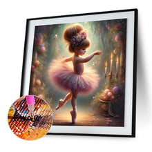 Load image into Gallery viewer, Diamond Painting - Full Round - dancing girl (30*30CM)
