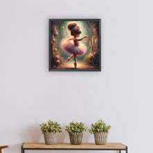 Load image into Gallery viewer, Diamond Painting - Full Round - dancing girl (30*30CM)
