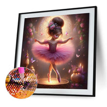 Load image into Gallery viewer, Diamond Painting - Full Round - dancing girl (30*30CM)

