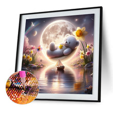 Load image into Gallery viewer, Diamond Painting - Full Round - Moonlight Bear (30*30CM)
