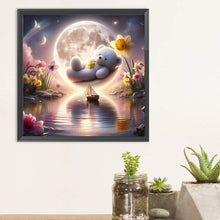 Load image into Gallery viewer, Diamond Painting - Full Round - Moonlight Bear (30*30CM)

