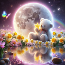 Load image into Gallery viewer, Diamond Painting - Full Round - Moonlight Bear (30*30CM)
