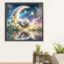 Load image into Gallery viewer, Diamond Painting - Full Round - Moonlight Bear (30*30CM)
