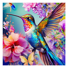 Load image into Gallery viewer, Diamond Painting - Full Round - hummingbird (30*30CM)
