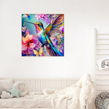 Load image into Gallery viewer, Diamond Painting - Full Round - hummingbird (30*30CM)
