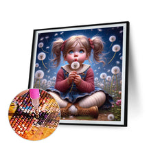 Load image into Gallery viewer, Diamond Painting - Full Round - dandelion girl (30*30CM)
