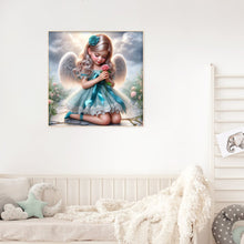 Load image into Gallery viewer, Diamond Painting - Full Round - angel girl (30*30CM)
