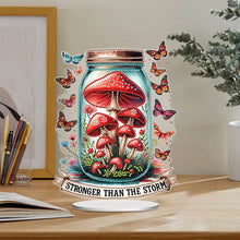 Load image into Gallery viewer, Acrylic Special Shaped Mushroom Bottle 5D DIY Diamond Art Tabletop Decorations
