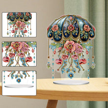 Load image into Gallery viewer, Acrylic Special Shaped Floral Jellyfish Table Top Diamond Painting Ornament Kits

