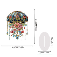 Load image into Gallery viewer, Acrylic Special Shaped Floral Jellyfish Table Top Diamond Painting Ornament Kits

