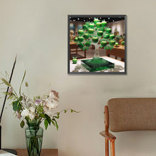 Load image into Gallery viewer, Diamond Painting - Full Round - green apple tree (30*30CM)
