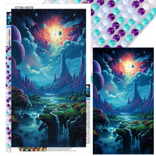 Load image into Gallery viewer, Diamond Painting - Full Round - mountain night (40*70CM)

