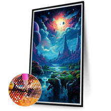 Load image into Gallery viewer, Diamond Painting - Full Round - mountain night (40*70CM)
