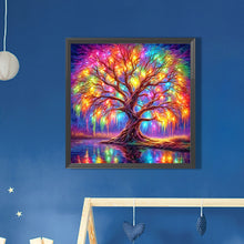 Load image into Gallery viewer, AB Diamond Painting - Full Round - neon tree of life (40*40CM)
