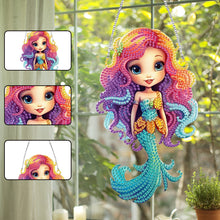 Load image into Gallery viewer, Acrylic Mermaid 5D DIY Diamond Art Hanging Decorations Home Ornaments Kit
