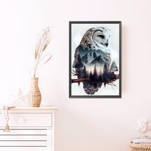 Load image into Gallery viewer, AB Diamond Painting - Full Round - owl landscape (40*60CM)
