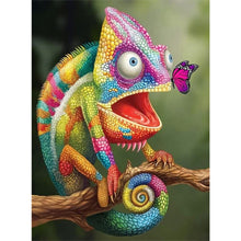 Load image into Gallery viewer, AB Diamond Painting - Full Square - Colorful lizard (45*60CM)
