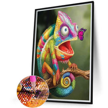 Load image into Gallery viewer, AB Diamond Painting - Full Square - Colorful lizard (45*60CM)
